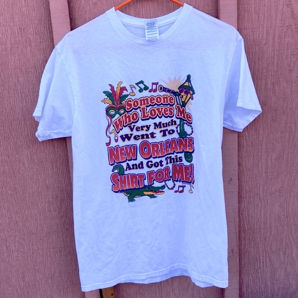 Vintage New Orleans Tourist Sovenier T Shirt size medium - Picture 1 of 4